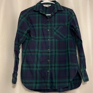🌸Old Navy Women’s Plaid Flannel Classic Shirt Size XS